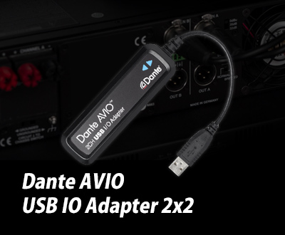 Dante AVIO USB IO Adapter 2x2