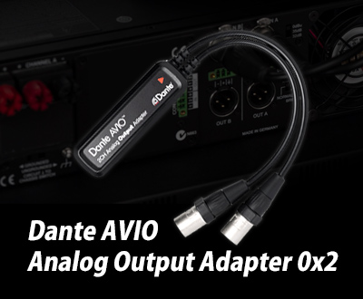 Dante AVIO Analog Output Adapter 0x2