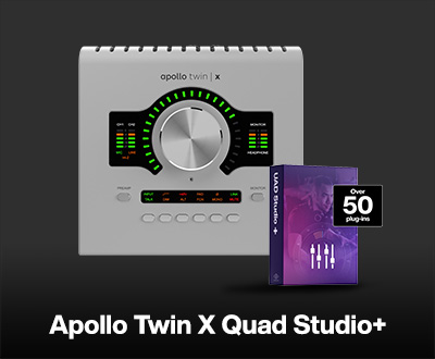 Apollo Twin X Quad Studio+